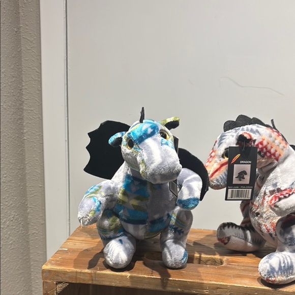 Black and Blue Stuffed Animal Plush Toy - Picture 6 of 11